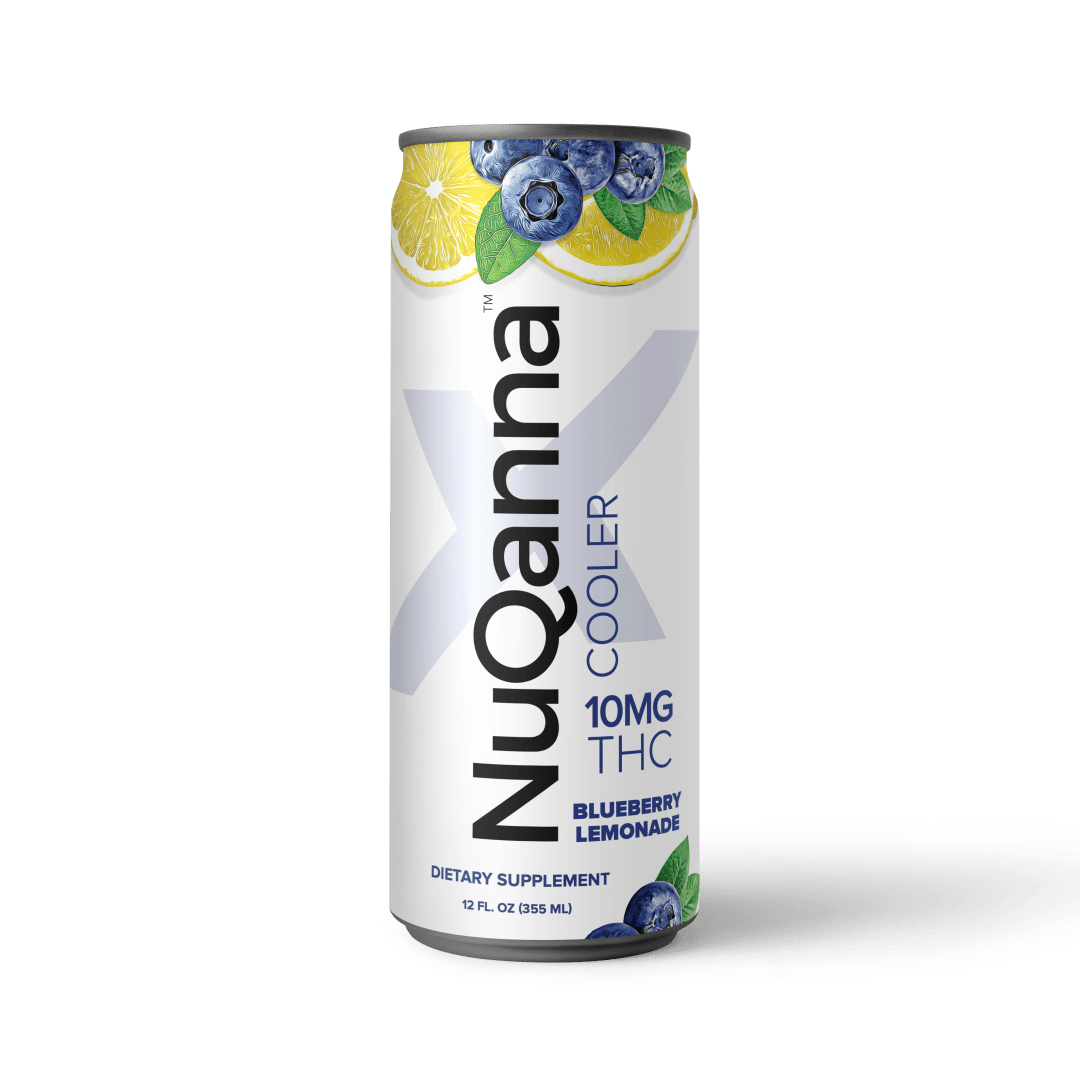 Nu Qanna Cooler - Blueberry Lemonade - 10mg THC | Island Pezi