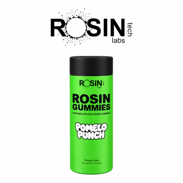 Rosin Tech Labs Rosin Gummies Pomelo Punch 10pk/100mg (hybrid, live rosin gummies, 2.8g)