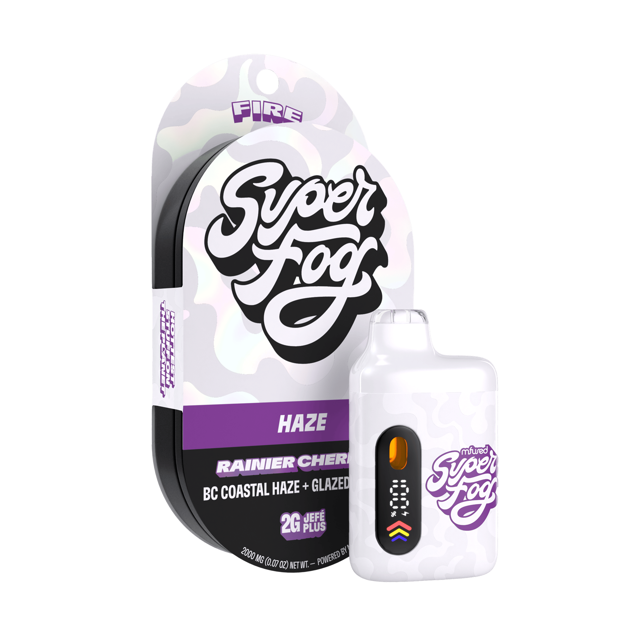 Mfused SuperFog Fire 2g Diamonds Disposable - Rainier Cherries