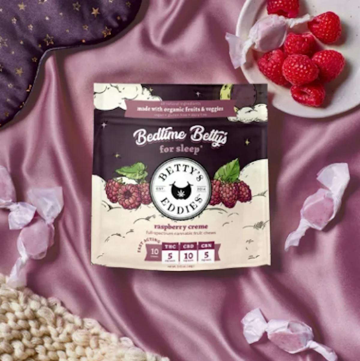Betty Eddies Bedtime Betty’s for Sleep 50mg 10pk – Raspberry Creme ...