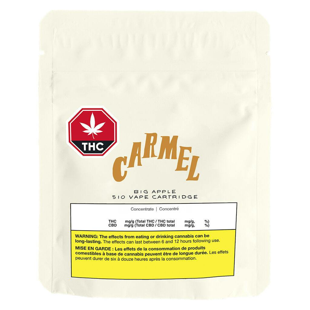 Carmel - Big Apple Pure Live Resin 510 Thread Cartridge