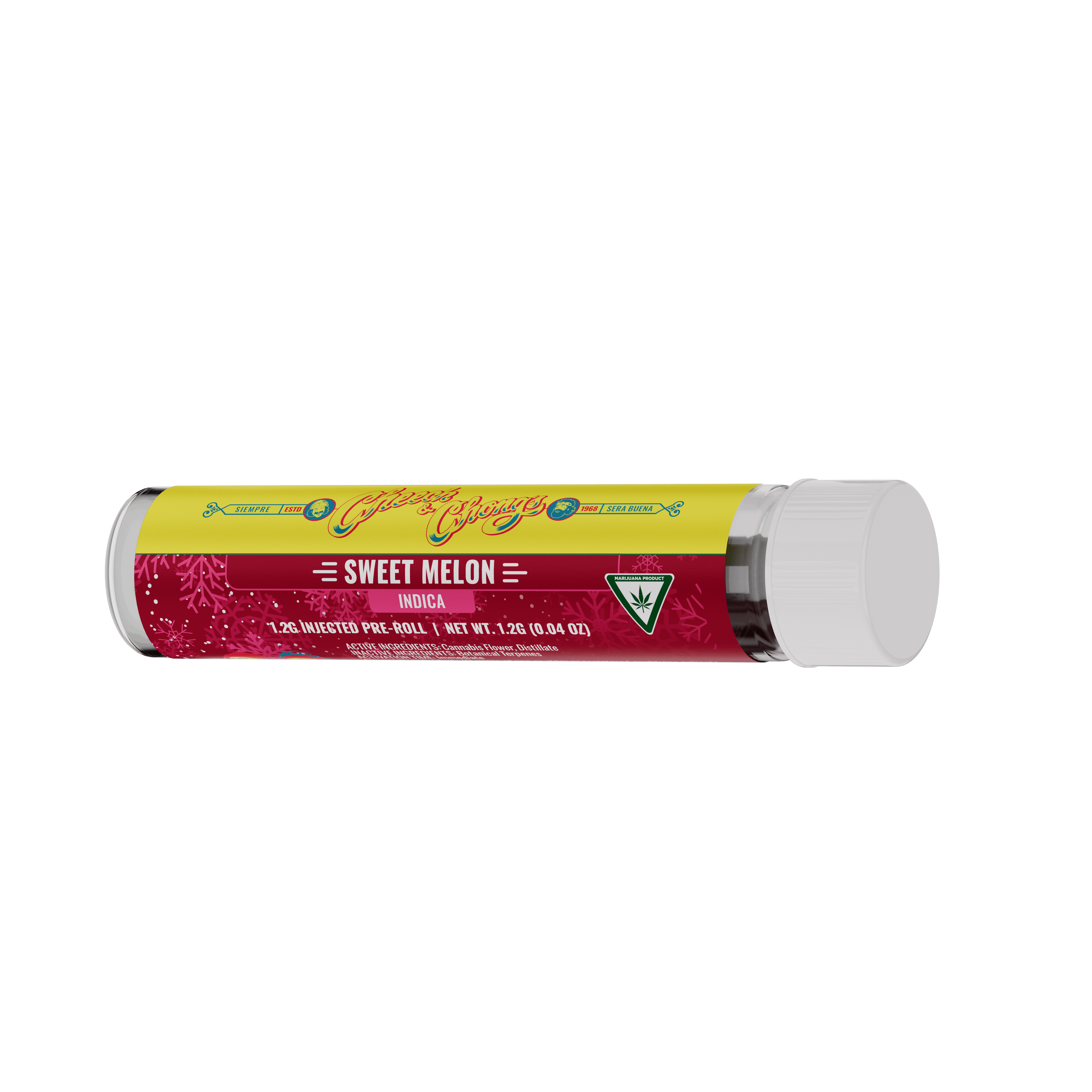 Product: Cheech & Chong | Sweet Melon | Infused Pre-roll Indica
