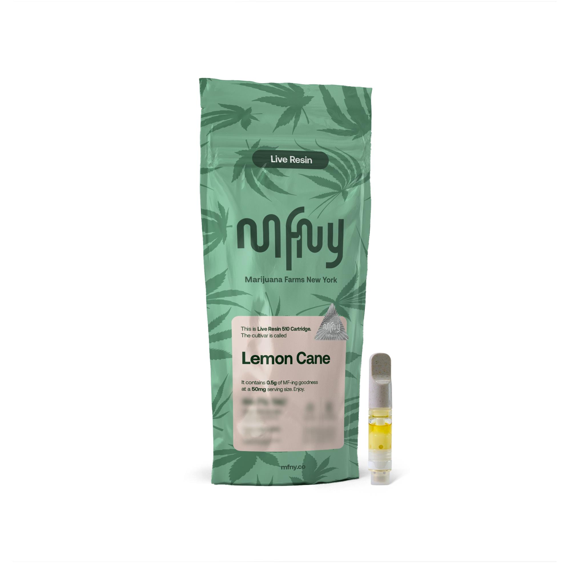 Lemon Cane | Live Resin 510 Cart (.5g)-1