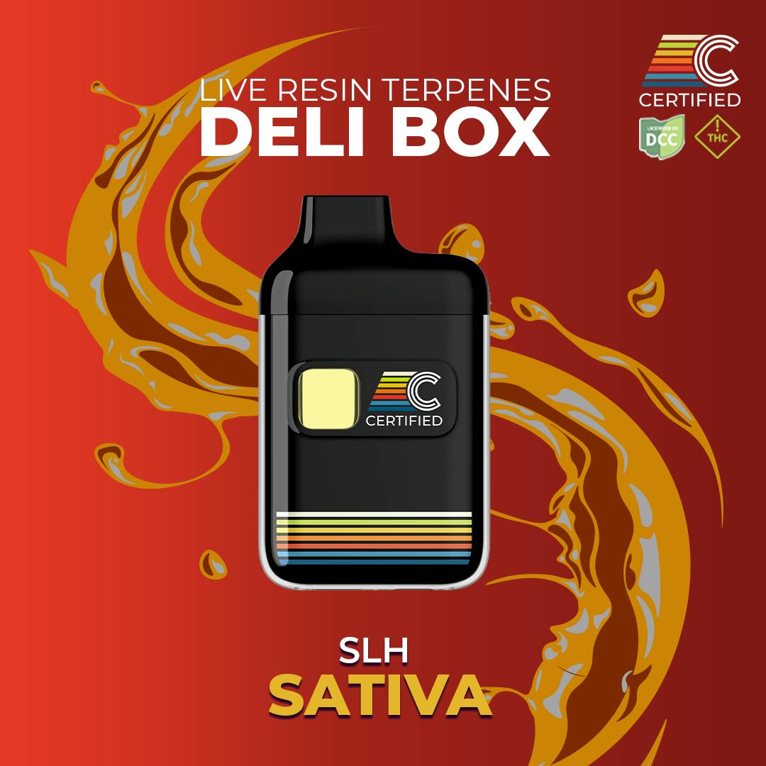 CERTIFIED Certified | SLH DeliBox | 1g Disposable Vapes - Nirvana Center  Dispensary Marijuana in OH