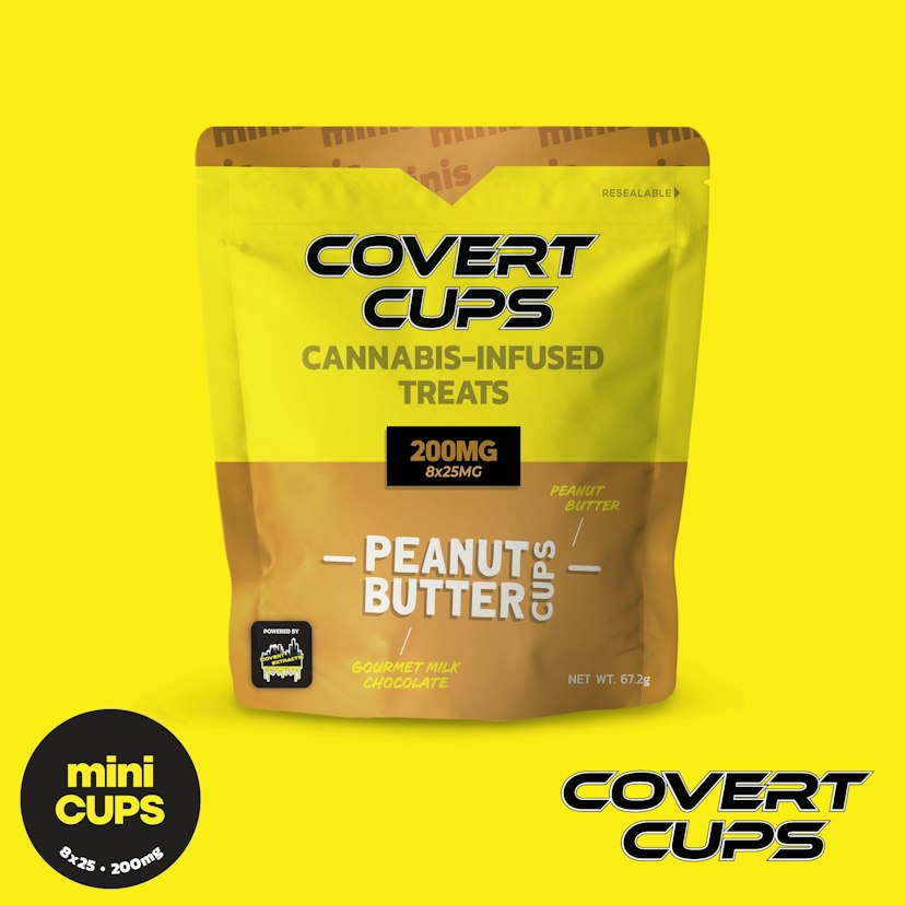 Covert Cups | 200mg Rosin Treats | Hazy Nut