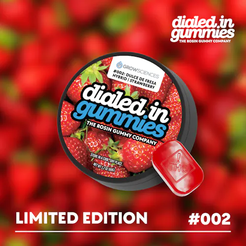 100mg – Dulce de Fresa – Rosin Gummies (10pk)-active
