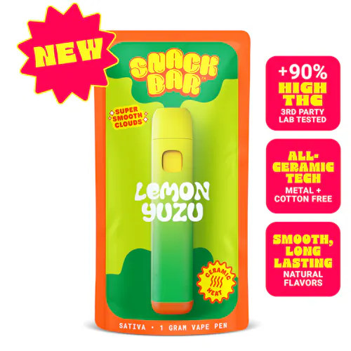 SNACKBAR – Lemon Yuzu – Disposable 1g-active