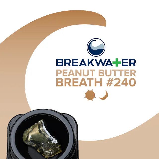 Breakwater Live Hash Rosin Peanut Butter Breath #240 1g (hybrid, live rosin)