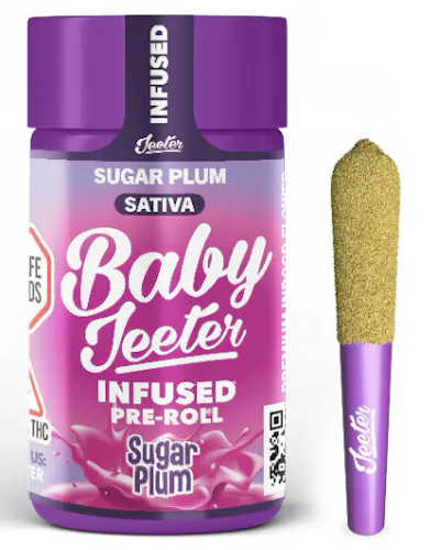 Sugar Plum Baby Jeeter Infused Pre-Roll 5-pack | 2.5g-1