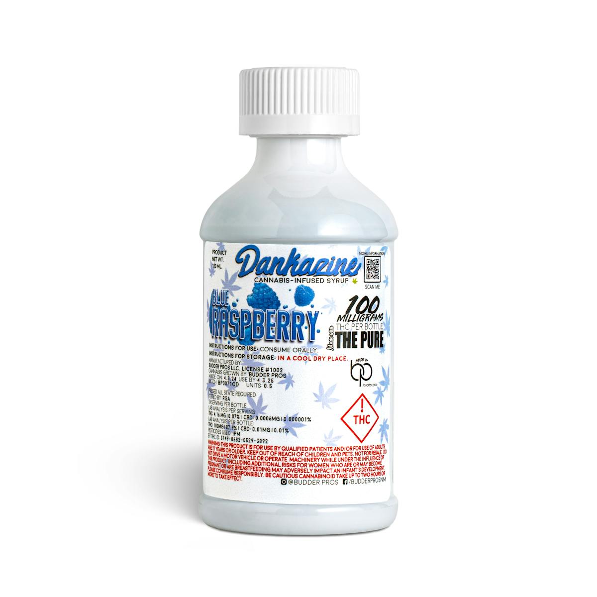 Photo of Sour Blue Raspberry Dankazine – 100mg