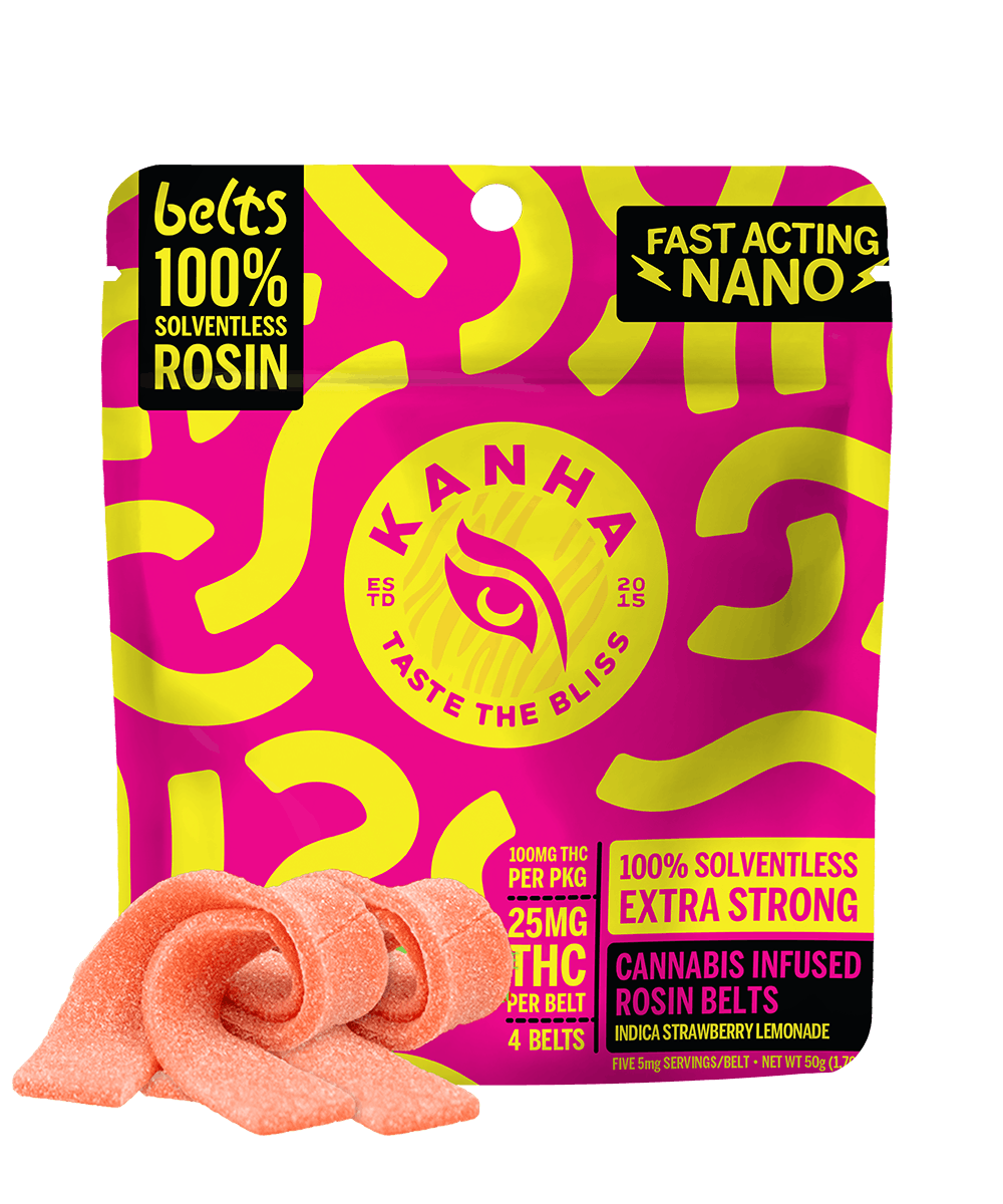 Strawberry Lemonade Solventless Rosin Belts 4-pack