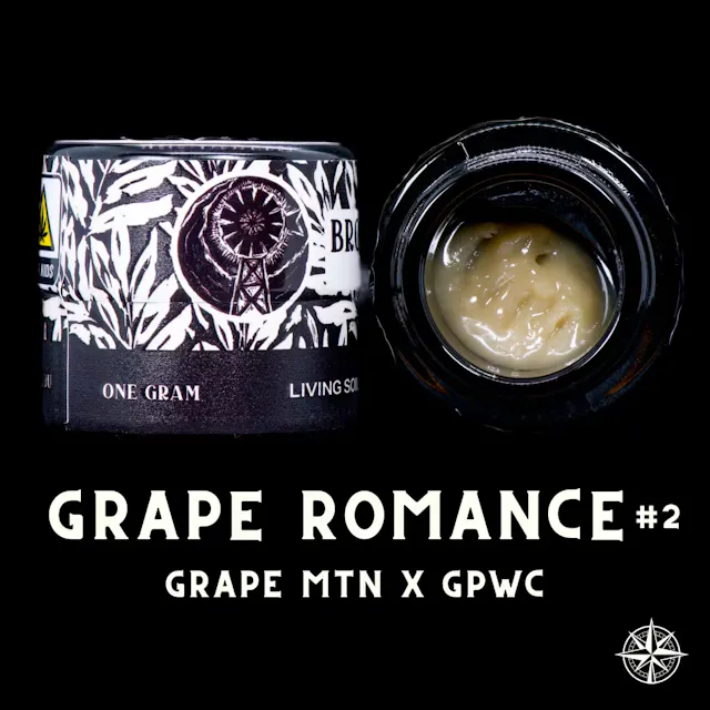 Brookside Reserve Rosin Grape Romance #2 1g (indica)
