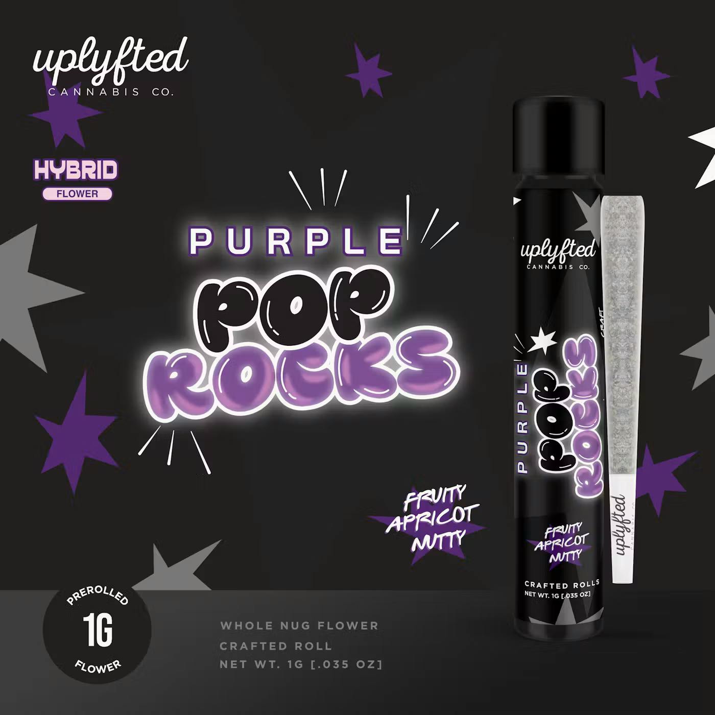 Uplyfted - 1g Preroll - Purple Pop Rocks