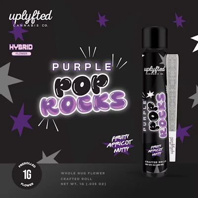 Uplyfted - 1g Preroll - Purple Pop Rocks - PRE_ROLLS by Uplyfted Cannabis Co. at King of Budz