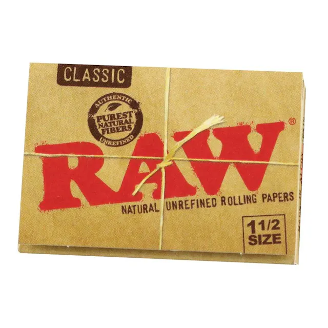RAW Classic Rolling Papers 1 1/2 (hybrid, papers rolling supplies)
