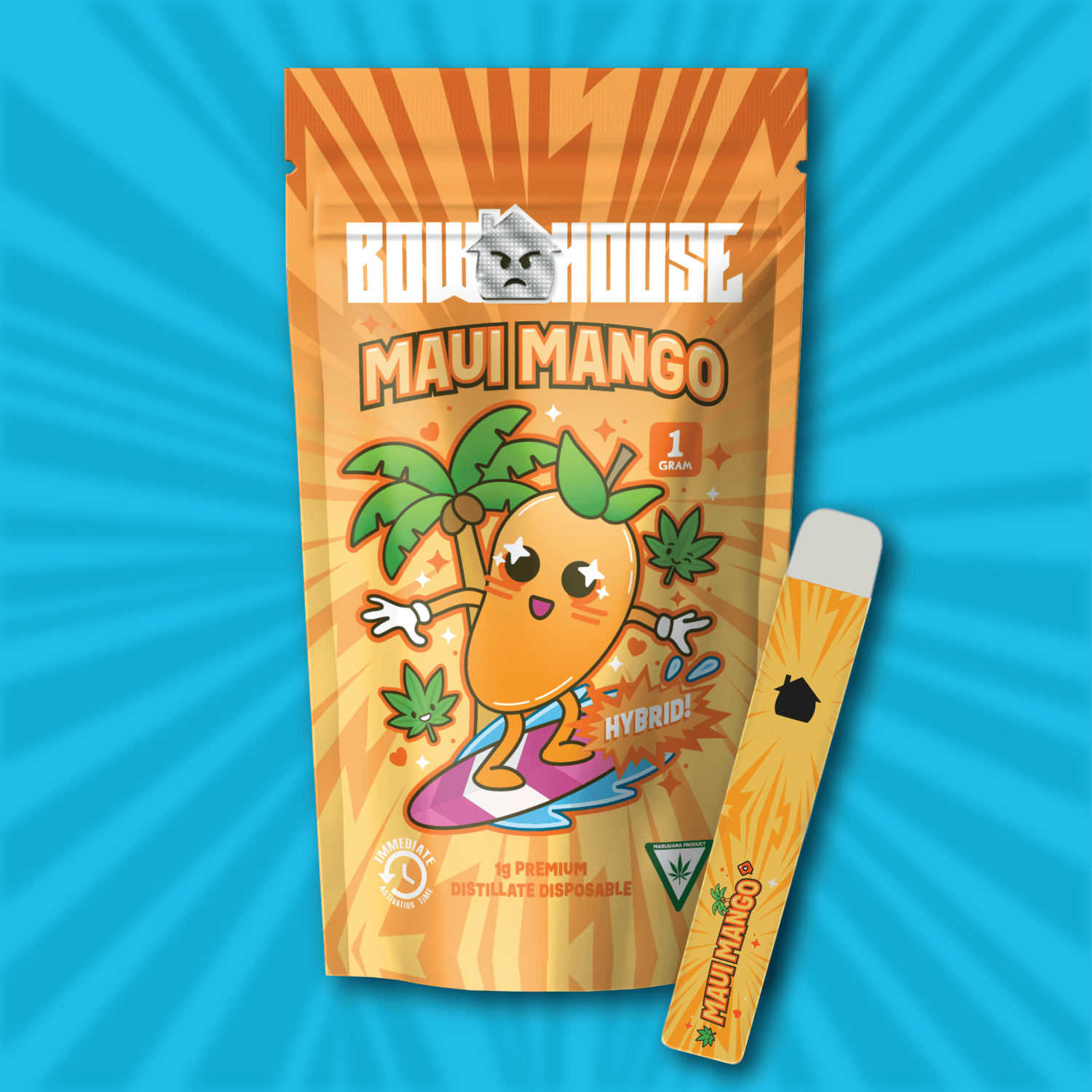 Product: Bow house | Disposable Vape - - Maui Mango