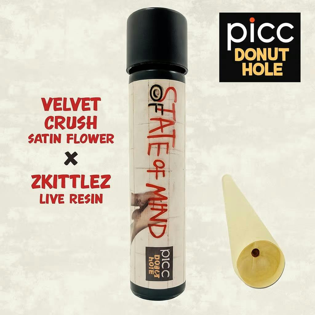 State of Mind Velvet Crush x Zkittlez Live Resin | Donut Hole