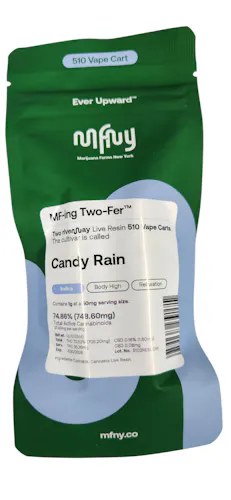 MFNY | Live Resin 510 Cart Two-Fer | Candy Rain | .5g | 2pk-1