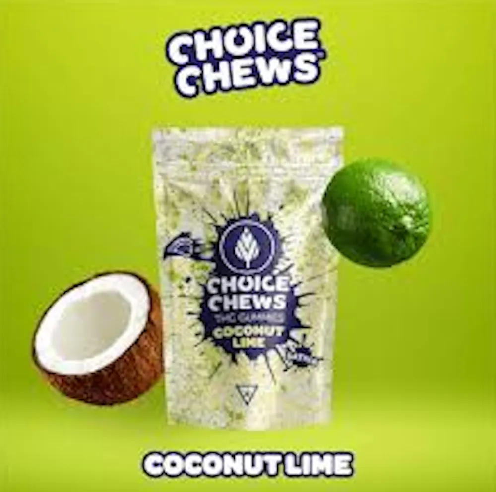 Product Choice Chews | Coconut Lime | 100mg | (Sativa)