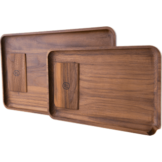 Marley Natural | Rolling Tray Large | Black Walnut