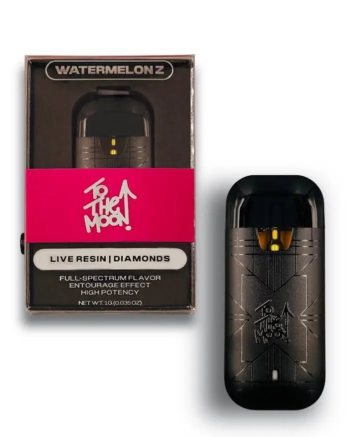 The Flowery NY | To The Moon Watermelon Z Live Resin w/ Diamonds Vape