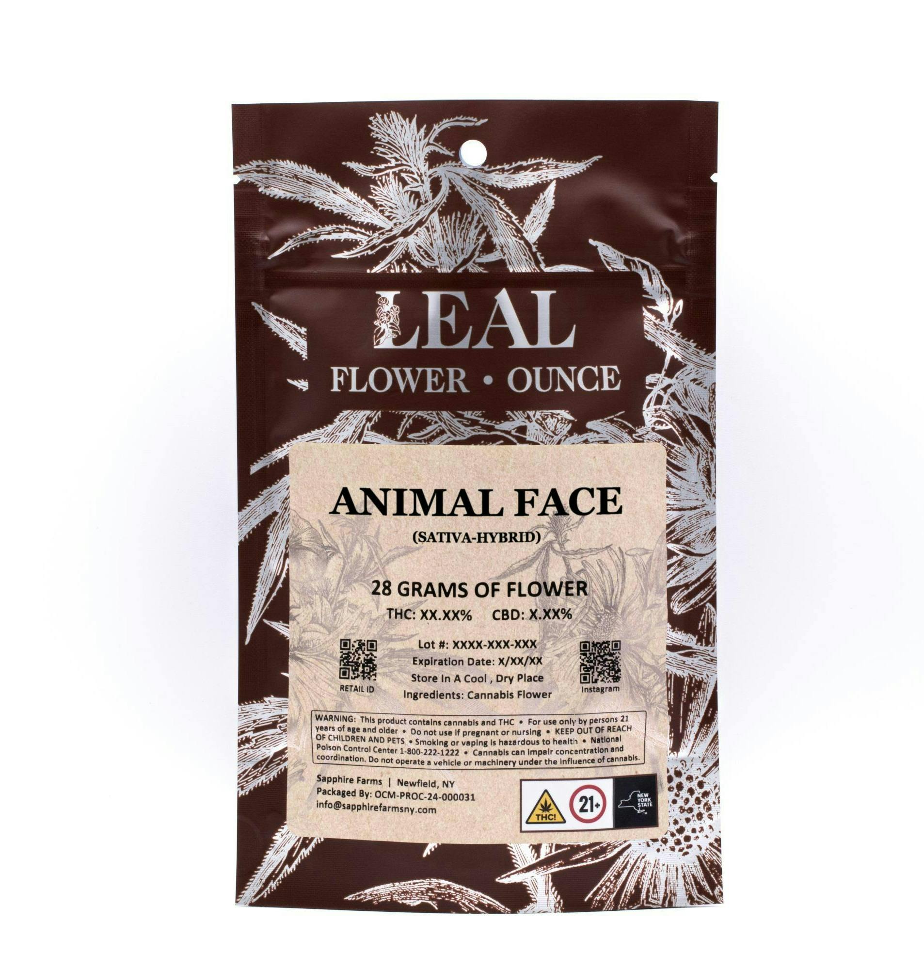 Leal Animal Face Flower