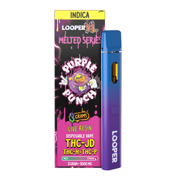 disposable cartridge vape Looper: Purple Punch - Distillate - Looper Flavour:Lemon Berry Ruby Zest Best Indica Strains for