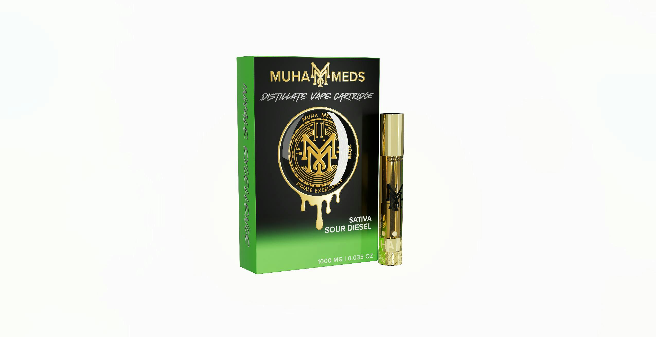 Muha Meds Sour Diesel 1g Cart