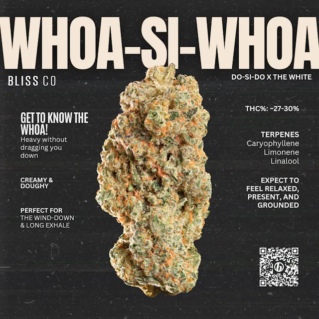 Blissco Bliss Co Flower Whoa Si Whoa 7g (indica hybrid)