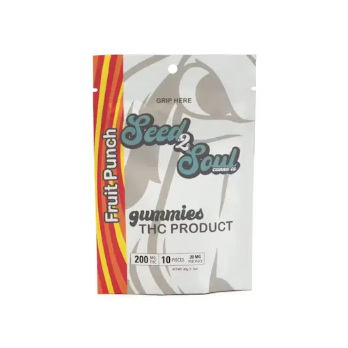 Fruit Punch 200mg Gummies-1