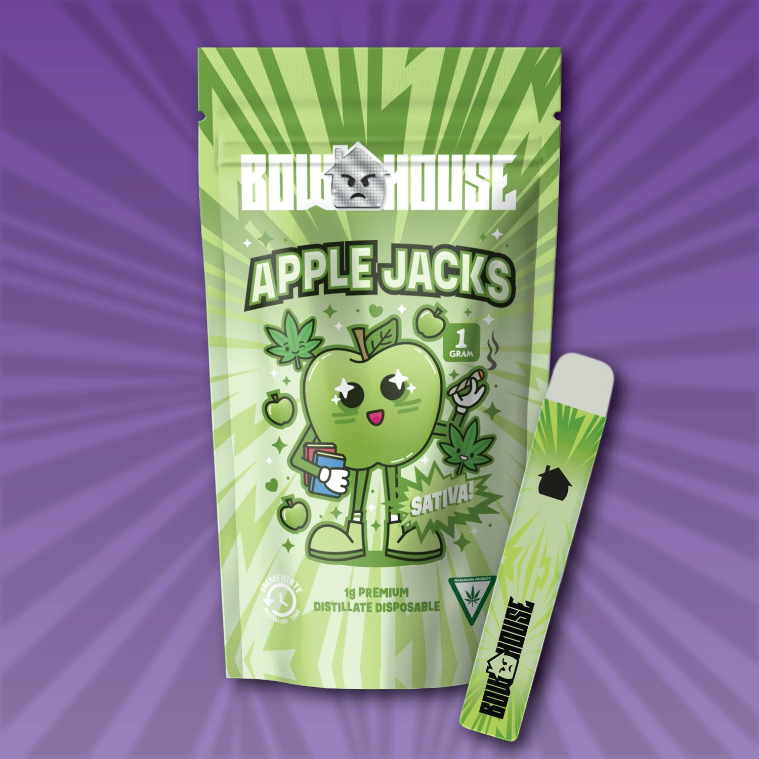 Product: Bow house | Disposable Vape - - Apple Jacks