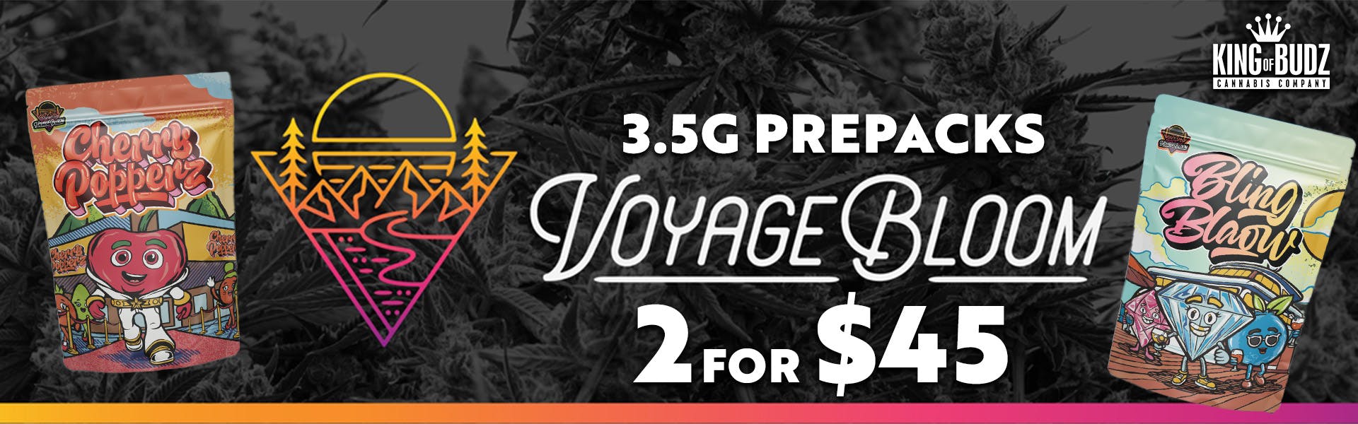 Voyage Bloom - 3.5g Prepack - 2/$55