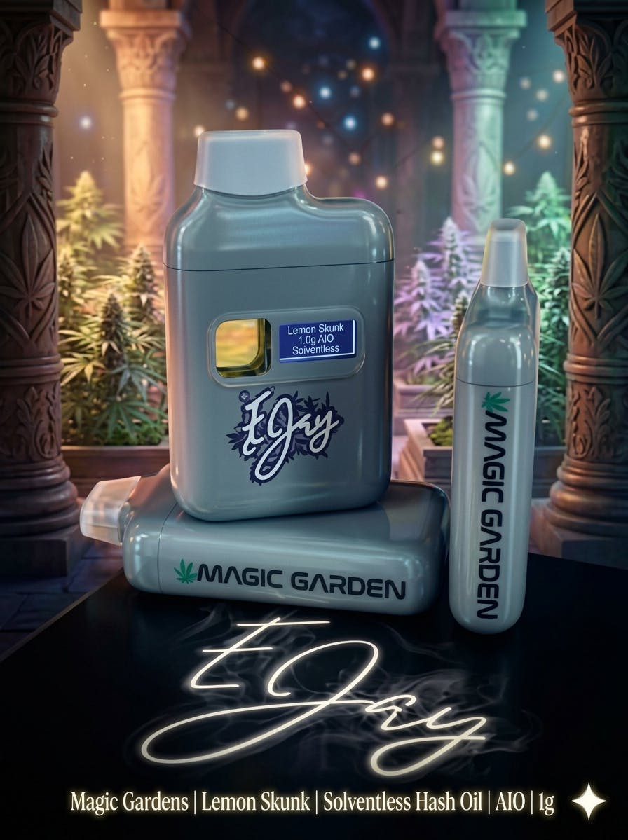 Product Magic Garden | Lemon Skunk | Solventless Hash Oil | AIO | 1g
