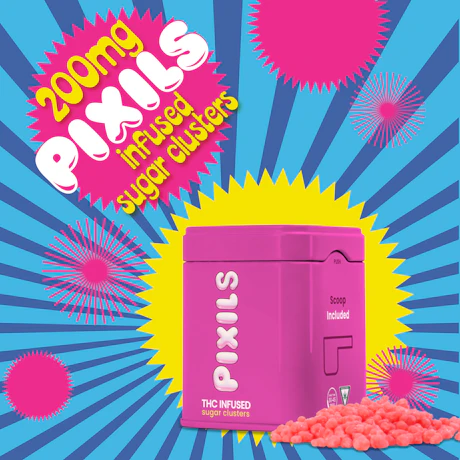 Pixils - 200mg Sugar Clusters - Strawberry - product image at King of Budz