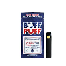 Buff Puff - .5g Live Resin Disposable - Strawberry Parfait