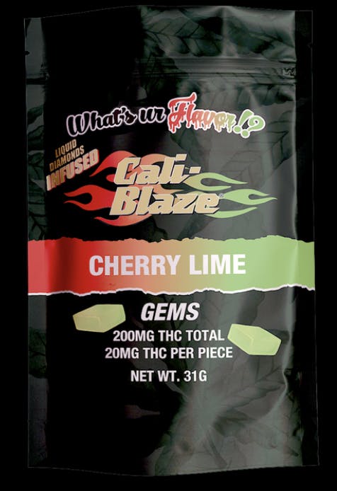 Product: Cali-Blaze | Liquid Diamond Gummies - 200mg - Cherry Lime