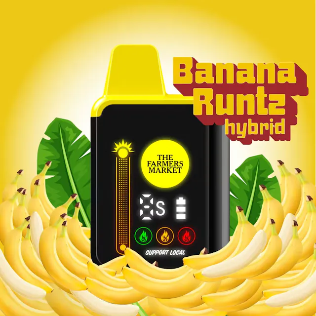 The Farmers Market Disposable Banana Runtz 1g (hybrid, disposables)