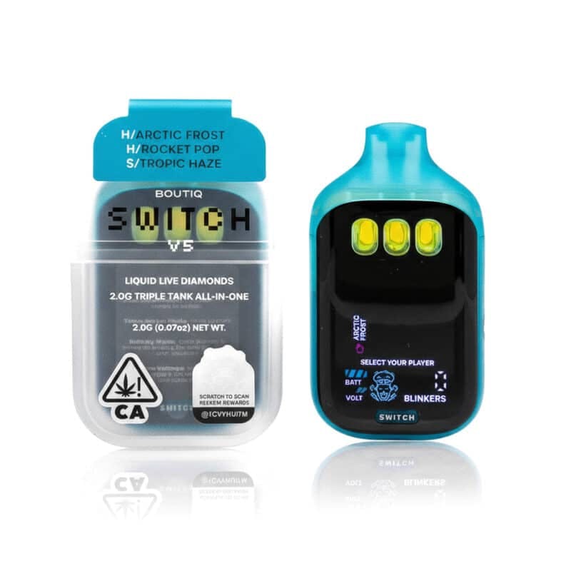 Boutiq | Arctic Frost x Rocket Pop x Tropic Haze | Liquid Live Diamonds Disposable Vape - Hybrid-Hybrid-Sativa