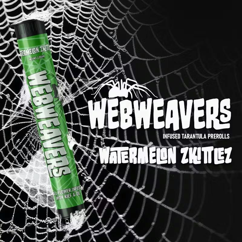 Webweavers - Tarantula Infused Preroll - - **WATERMELON ZKITTLEZ** (5/$20)