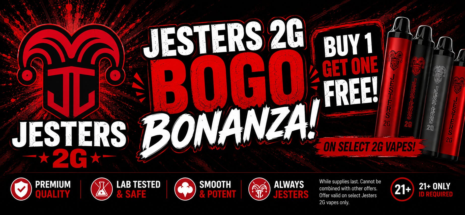 Jester's Joint Menu