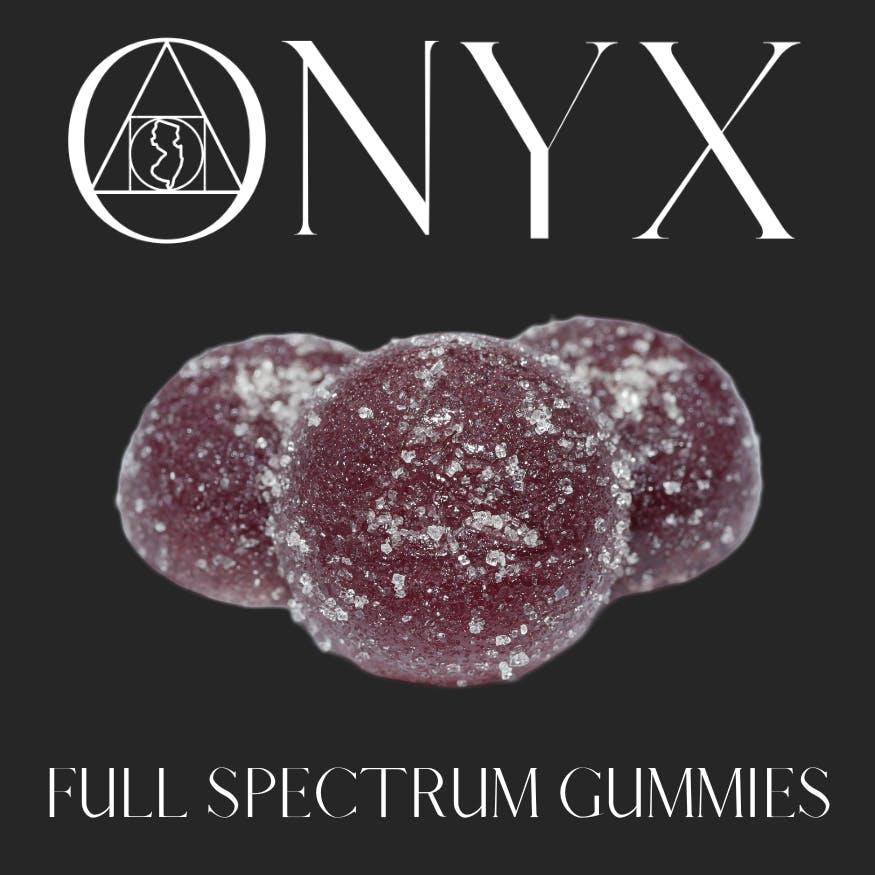 Onyx | Blue Raspberry (H) Full Spectrum Gummies | 10 Pack