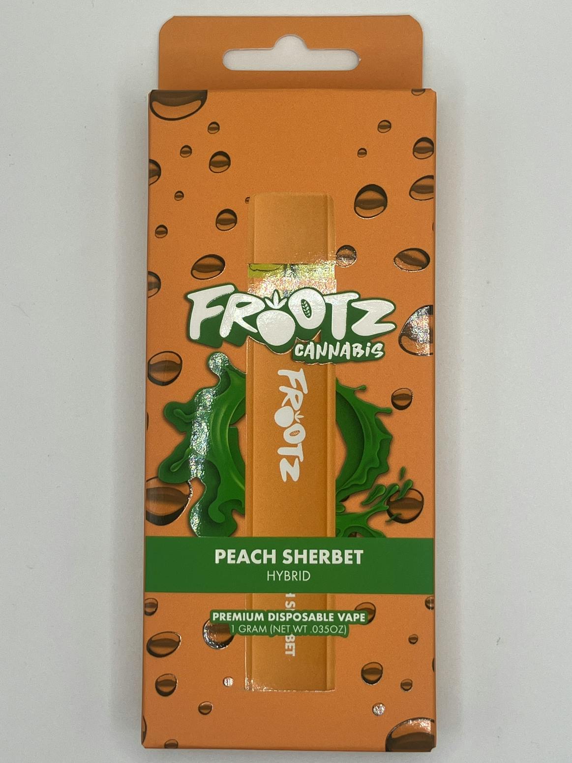 Product: Frootz | Disposable Vape - 1g - Peach Sherbet