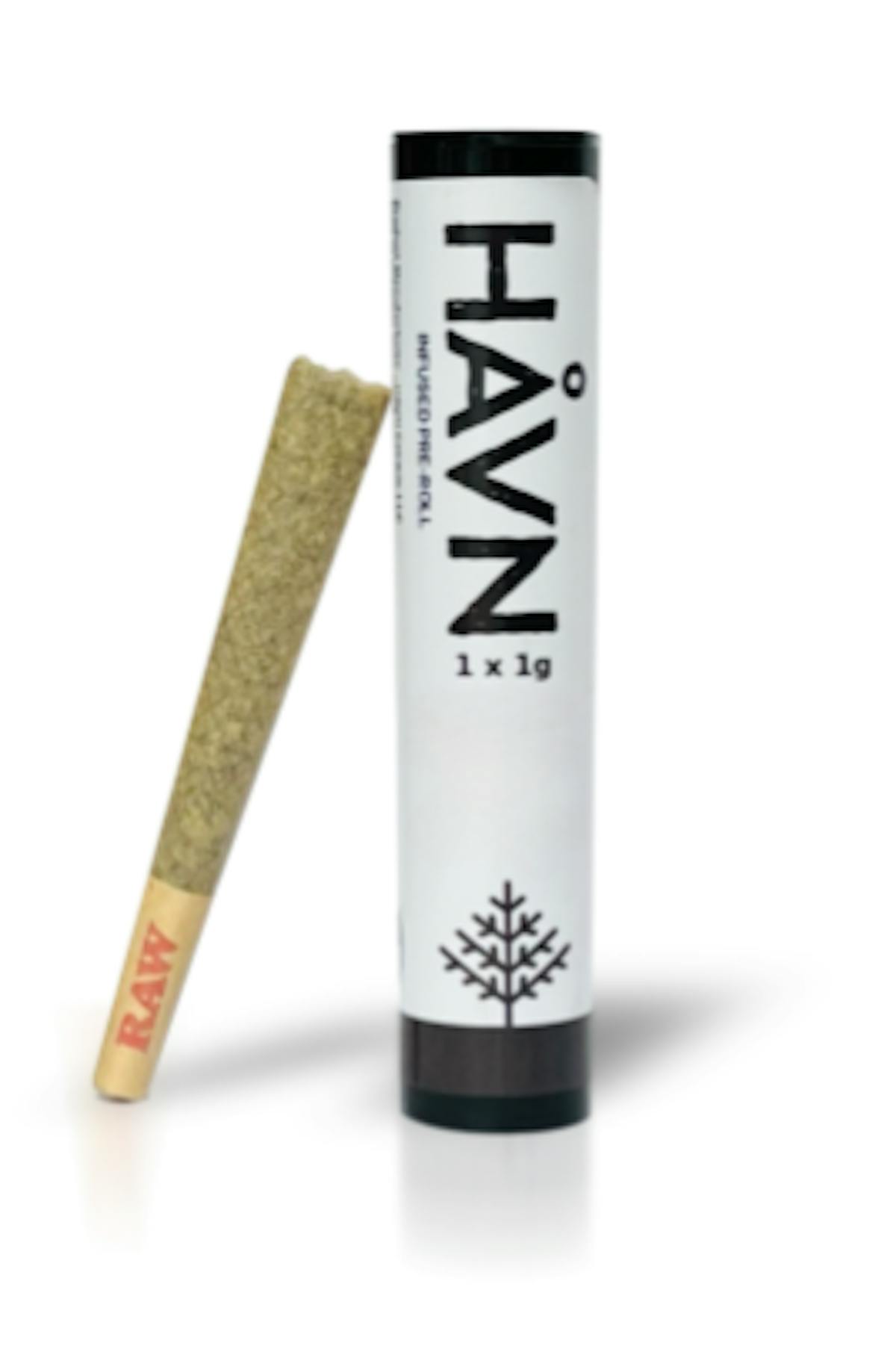 Photo of HAVN Mountain Temple x Bright Moments Hash Infused Preroll