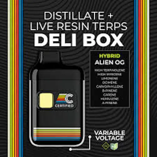 Certified: Alien OG – Deli Box Disposable 1g-1