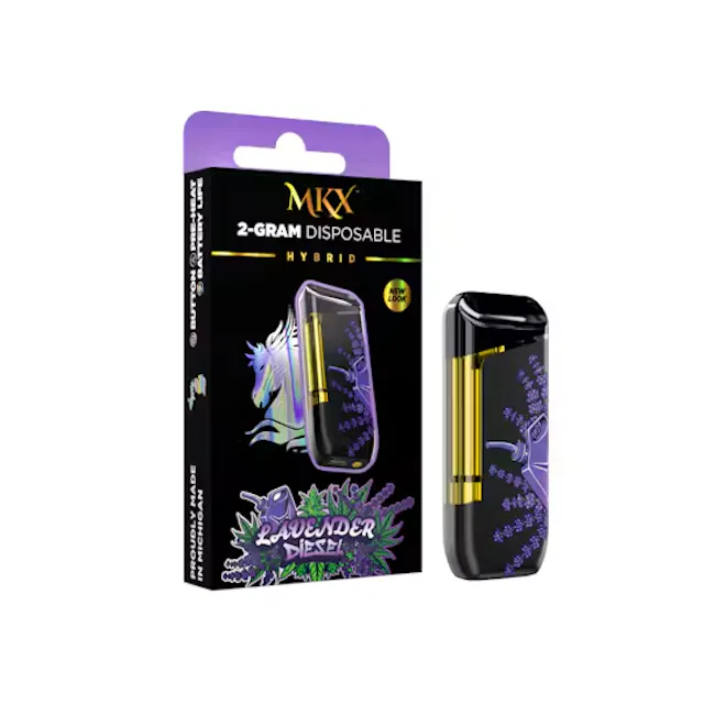 MKX Oil Co. MKX Oil Co Disposable Lavender Diesel 2g (hybrid, disposables)