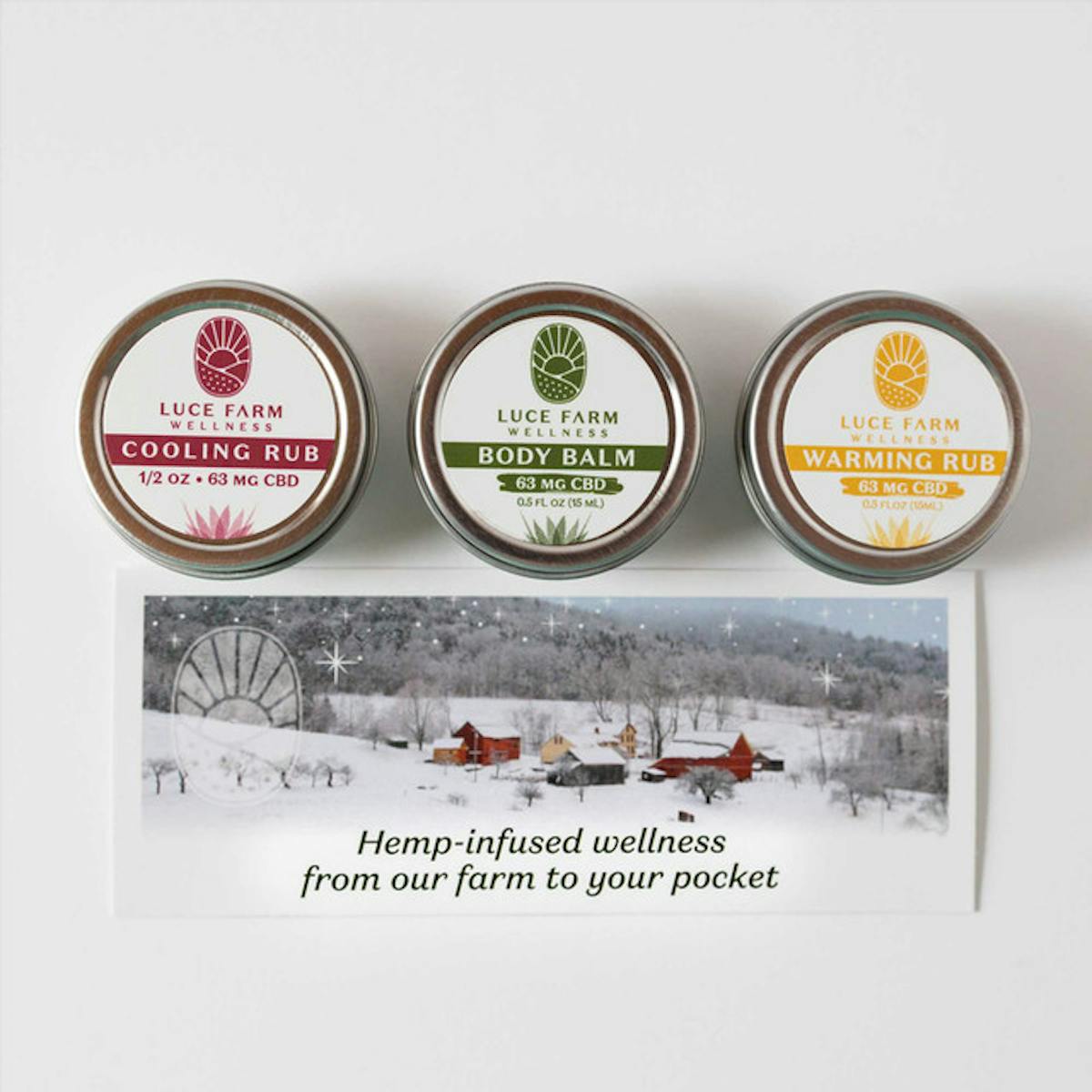 Image of Mini CBD Balm Trio | 63g 3pk