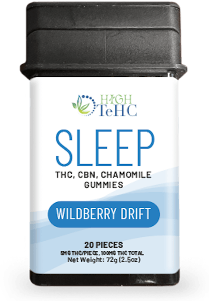 High TeHC | Wildberry Drift Sleep THC:CBN Gummies | 100mg:200mg