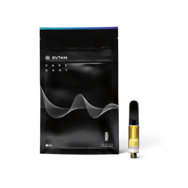 Rythm Live Resin Cart Kush Mountains 1g (indica, live resin cartidge)