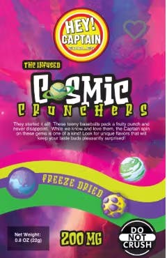 Hey Captain - 200mg Freeze Dried Cosmic Crunchers - Berry