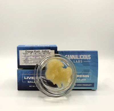 Cannalicious - 7g Live Resin Baller Jar - Orange Kush - CONCENTRATES by Cannalicious Labs at King of Budz